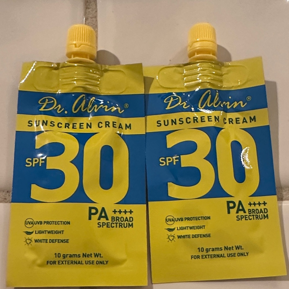Dr Alvin Yellow Sunscreen Cream SPF 30